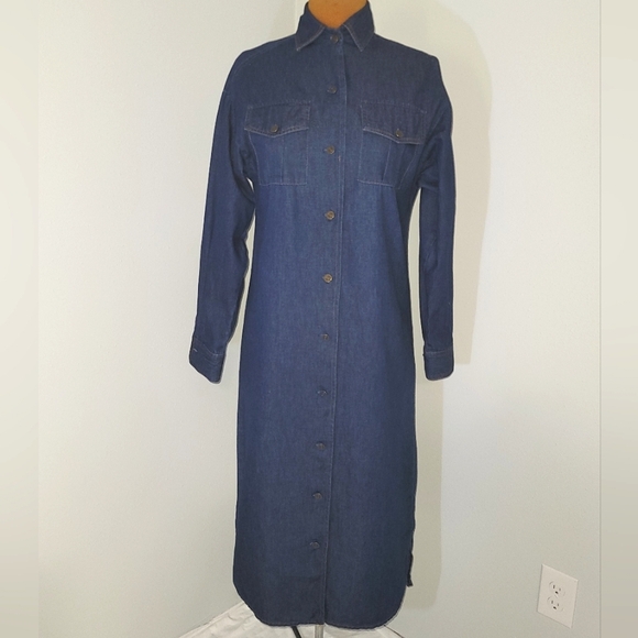 California Talls button front denim  Sz 10 🇺🇸 - Picture 2 of 15